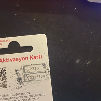 Vodafone E Sim Pin Kodu Problemi