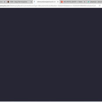 Ankara Niğde Otoyolu (Erg İnşaat) Ödeme Sorunları Ve Müşteri Mağduriyeti