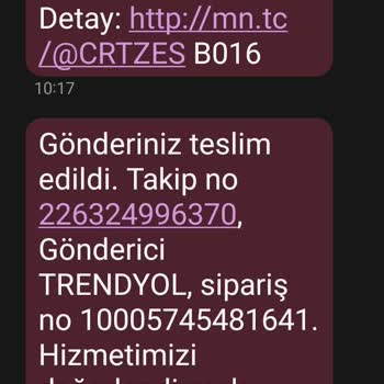 Trendyol Hasarlı Teslim Edilen Ürünün Değiştirilmemesi Hk