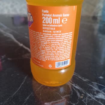 Fanta İçinde Parçacıklar Var
