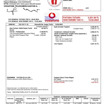 Vodafone Yurt Dışı Paket Fiyaskosu Ve Fatura Şaşkınlığı