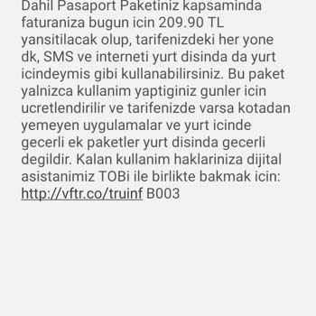 Vodafone Yurt Dışı Paket Fiyaskosu Ve Fatura Şaşkınlığı