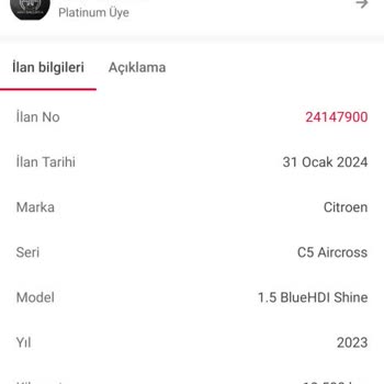 arabam.com Ticaret Bakanlığı 6 Ay 6000 Km İhlali