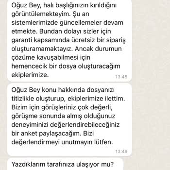 Dyson 6 Aydır Parça Göndermiyor.