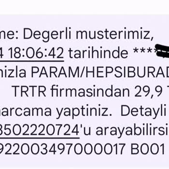 Hepsiburada Param Para Çekimi