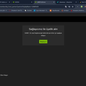 Geforce Now Hesabıma Giriş Yapamıyorum