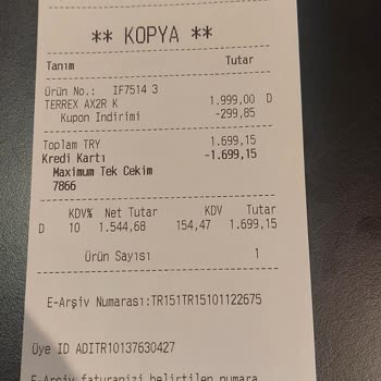 Adidas Terrex Şikayetim Var.