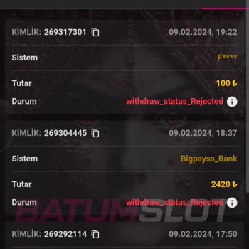 Batum Slot Çekim Ödemiyor Dikkat