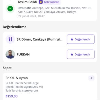 GetirYemek Siparişin Arkasında Durmuyor Müşteriyi Mağdur Ediyor