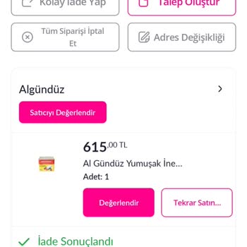 Pazarama Ürün Gönderimi Yapılmaması