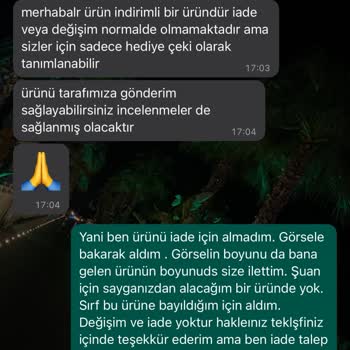 İlayda Çamur (Bi' Butik) Ürün Görselden Farklı Ve Para İadesi Kabul Etmiyorlar