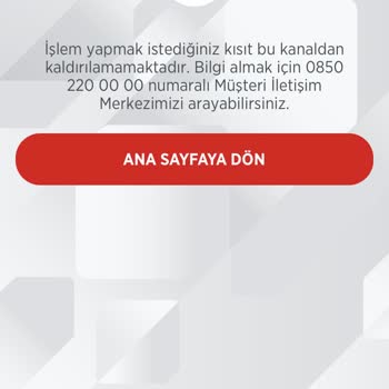 Ziraat Bankası Nakit Avans Kısıtı