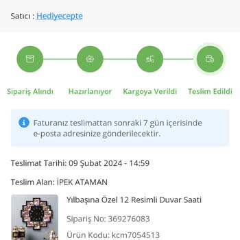 ÇiçekSepeti Yanlış Ürün Gönderilmesi