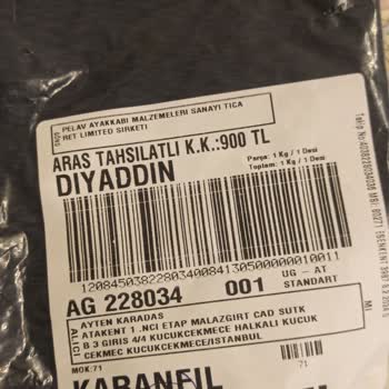 Aras Kargo Ödemeyi Aldı Ürün Sahte Çıktı