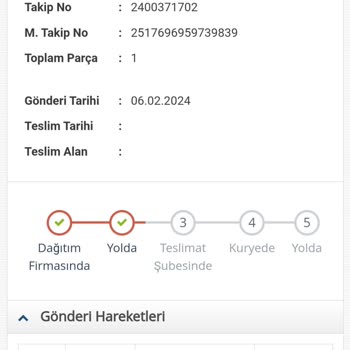 Aras Kargo Gönderimi Bana Ulaşmadan Geri Götürdü.
