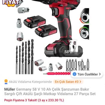 Trendyol Müller Power Tools Firması Kusurlu Ürün Gönderdi