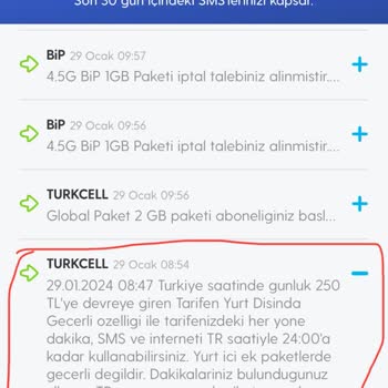 Turkcell Faturada Fahiş Fiyat