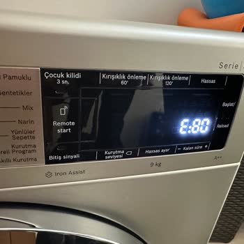 Bosch Kurutma Makinesi Gümüş 9 Kg