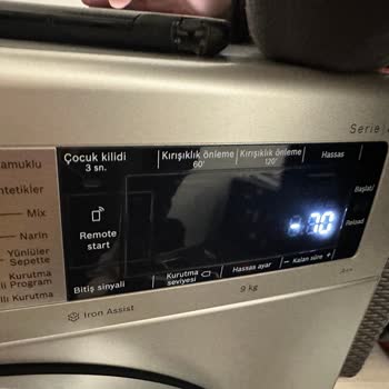 Bosch Kurutma Makinesi Gümüş 9 Kg