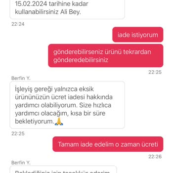 Yemek Sepeti Market Eksik Ürün Ve İade Sorunu