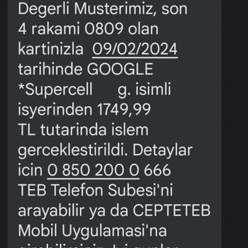 Supercell Yanlışlıkla Alınan 6500 Elmas