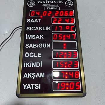 Sanec Elektronik Vakitmatik Arızalı Çıktı