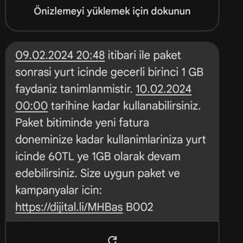 Turkcell Aşım Faydalanma Paketi