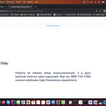 Anadolu Sigorta İlgisizliği Ve Bozuk Web Sitesi