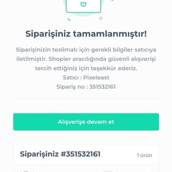 Shopier'den Üyeliğim Olmadığı İçin İade Yapamıyorum