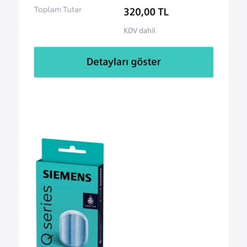Siemens Kahve Makinesi Temizleme Tableti