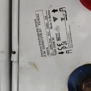 Siemens Ev Aletleri Paslanan Rezistans Hayal Kırıklığı Yarattı