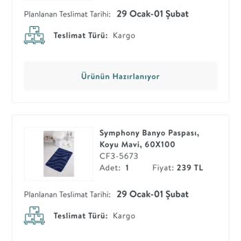 Vivense Kargolanmayıp Geciken Ürün