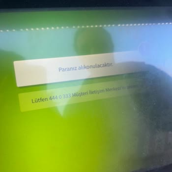 Garanti BBVA ATM’de Sıkışan Ve Geri Verilmeyen Para