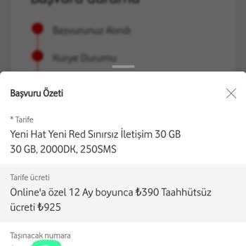 Vodafone Online Yeni Hat Açılmadı Ve Özel No Yerine Rastgele No Geldi