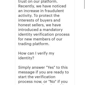 Etsy.com Etsy Güvenlik Doğrulama Adı Altında Sahte Mesajlar