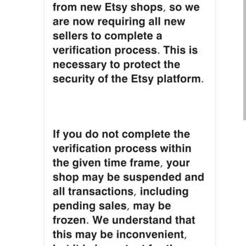 Etsy.com Etsy Güvenlik Doğrulama Adı Altında Sahte Mesajlar