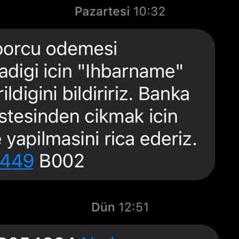 Yapı Kredi Bankası İhbarname Endişesi