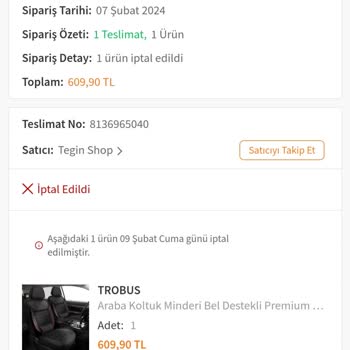 Tegin Shop Fiyat Değişikliği Ve Sipariş İptali Hayal Kırıklığı
