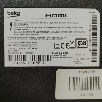 Beko Android TV Arızalı