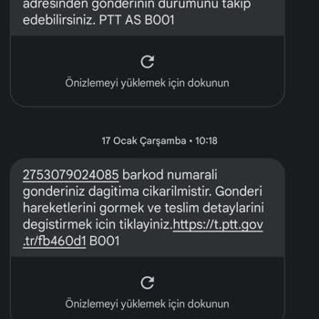 PTT Kargo 1 Aydır Kargomu Getirmiyor!