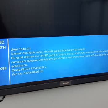 D-Smart İnternet Ve TV Sorunu