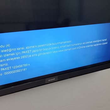 D-Smart İnternet Ve TV Sorunu