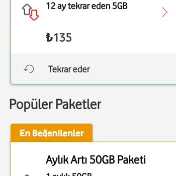 Vodafone Fahiş Fiyat Artışı