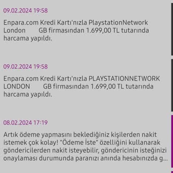 Enpara Kredi Kartımdan İzinsiz Çekim Şikayeti