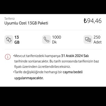 Vodafone Kişiye Göre Fahiş Fiyatlı Paket Önermesi