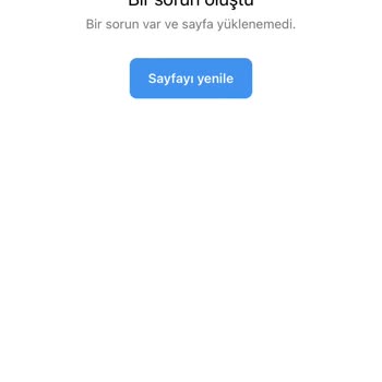 Instagram Sayfa Yüklenemedi Hatası
