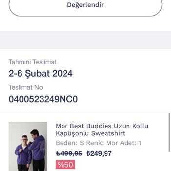 Penti Stoktaki Ürünü İptal Ediyor