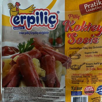 Erpiliç Kokteyl Sosis Beyazlaşmış Çıktı
