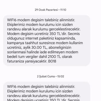 Turkcell Superonline Modem Değişikliği Ve Müşteri Hizmetleri Şikayeti
