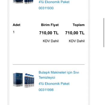 Bosch'un Kendisi Sitesinden Almış Olduğum Ürünün Gelmemesi
